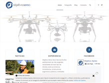 Tablet Screenshot of objetivoaereo.com